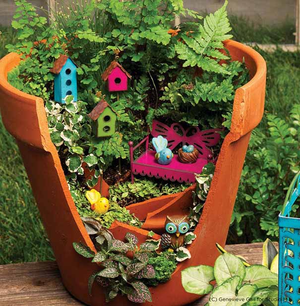 17 Indoor Fairy Garden Container Ideas, Fairy Garden Pot